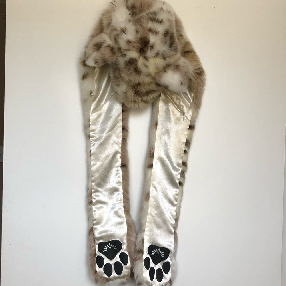 Siberian Snow Leopard Spirit Hood